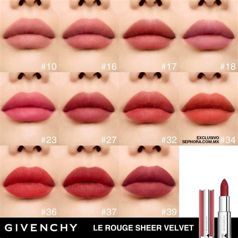 givenchy sheer velvet lipstick 23|givenchy lipstick sephora.